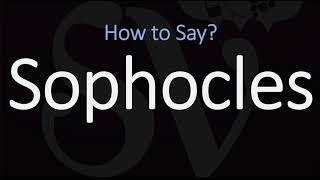 How to Pronounce Sophocles CORRECTLY [upl. by Atilam688]