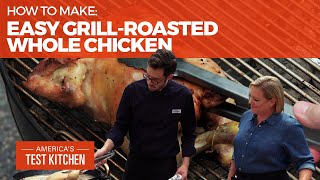 How to Roast a Whole Chicken on the Grill [upl. by Eraste]