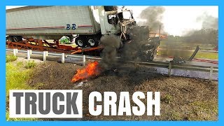 Extreme Truck Crash Compilation Crazy Truck Drivers [upl. by Amikan]