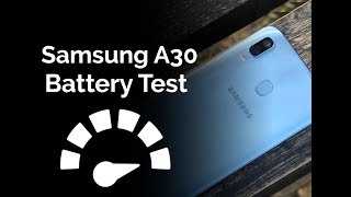 Samsung Galaxy A30 Battery Charging and Drain Test [upl. by Carman]