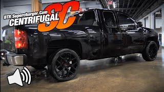 BTR Centrifugal Supercharger Cam  Silverado w TorqStorm [upl. by Ainezey]