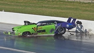 Drag Racing Wrecks Wheelies amp Close Calls Compilation [upl. by Essilrahc358]