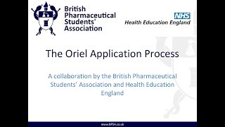 Oriel Application Process Webinar [upl. by Adaha]