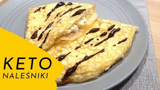 KETO naleśniki przepis dla początkujących  Dieta KETO LOW CARB [upl. by Eatnom507]