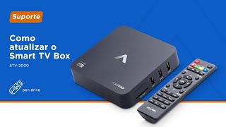 Como Atualizar o Smart TV Box da Aquário [upl. by Archambault]