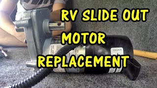 HOW TO REPLACE RV SLIDE OUT MOTOR  POWER GEAR  LIPPERT [upl. by Asaret]