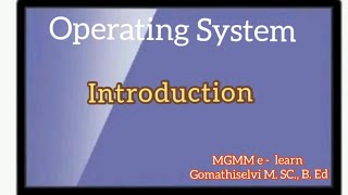 What is Operating system Types of Operating system Tamil [upl. by Atinot]