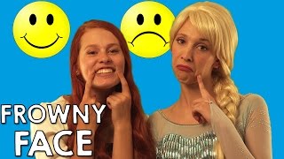 Smiles  No one likes a Frowning Face  Disney Princess Singalong nursery rhymes  Action Song [upl. by Yltnerb]