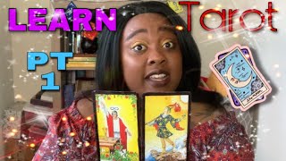 Learning Tarot For Beginners Major Arcana PART 1 [upl. by Pentheas]