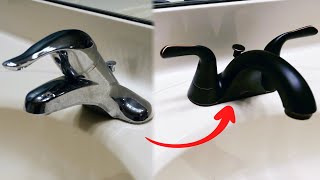 How to Replace a Bathroom Faucet amp Drain  Bathroom Renovation [upl. by Allin202]