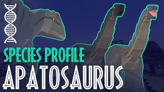 APATOSAURUS 【 Paleocraft 】 Dinosaur Minecraft [upl. by O'Neill]