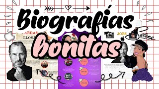 Biografías BonitasWORD🎙📱 [upl. by Eirrol]