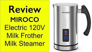 Review Miroco Milk Frother  How to make froth milk at home [upl. by Saile839]