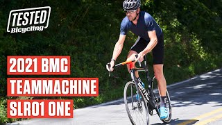 NEW 2021 BMC Teammachine SLR01 One  TESTED  Bicycling [upl. by Nelhsa]