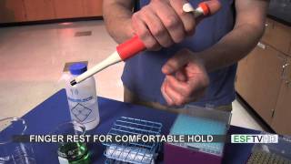 Chemistry  How to use a Micropipette [upl. by Arimak37]