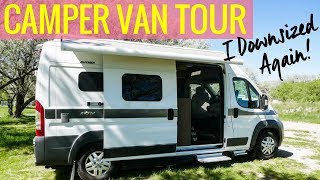 Hymer Aktiv Camper Van Tour  Minimalist Living as Solo Female RV Living [upl. by Ariad623]