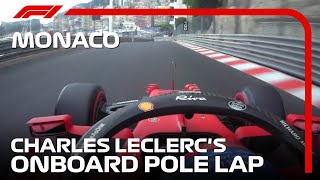 Charles Leclercs Onboard Pole Lap  2021 Monaco Grand Prix  Pirelli [upl. by Eadahs955]