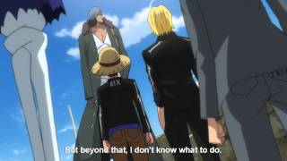 AokijiKuzans speech to Strawhats  One Piece Film Z HD [upl. by Aekahs]