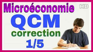 Microéconomie S2 Examen QCM Corrigé 1 [upl. by Landau]