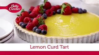 Lemon Curd Tart  Betty Crocker Recipe [upl. by Eelyek]