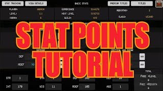 Stat Menu TutorialGuide  Laurum Online Tutorial [upl. by Emerick599]