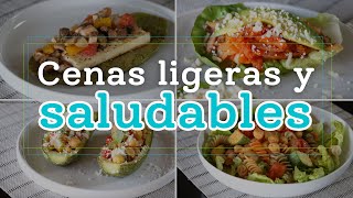 🥕 CENAS LIGERAS SALUDABLES Y RICAS EN PROTEÍNA  Para descansar mejor en la noche [upl. by Iruj631]