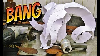 DIY metal sculpture designs and sheet metal cutting techniques [upl. by Olivette]