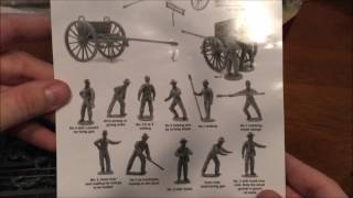 Unboxing ACW Artillery from Perry Miniatures [upl. by Noslien]