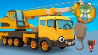 Caroline The Crane Visits Geckos Garage  Crane For Kids [upl. by Aihsad]