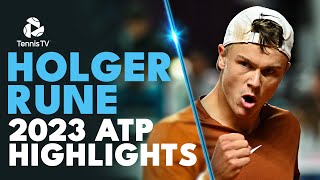 HOLGER RUNE 2023 ATP Highlight Reel [upl. by Assennav]