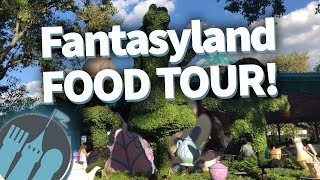 Disney World Food Tour EVERY Restaurant in Fantasyland [upl. by Adnilasor]