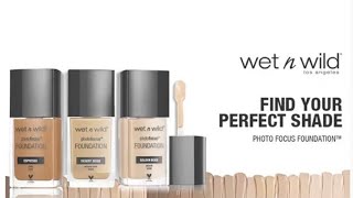 Wet N Wild Foundation Shades 2021  MQ Makeup Queen [upl. by Haidebez56]