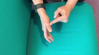 isometric exercise for De Quervains Tenosynovitis [upl. by Neemsaj]