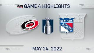 NHL Game 4 Highlights  Hurricanes vs Rangers  May 24 2022 [upl. by Rafaelia]