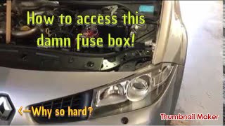 How to access fuses on your Renault [upl. by Beckie]