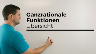 Ganzrationale Funktionen Übersicht Polynomfunktionen  Mathe by Daniel Jung [upl. by Rivera]