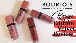 Bourjois Rouge Edition Velvet Review [upl. by Neiht]