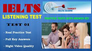 IELTS Listening Practice Tests with Answers and PDF File  Test 01 [upl. by Connors]