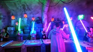 Build a Lightsaber at Savis Workshop  Disney World  Full Show [upl. by Nelac590]