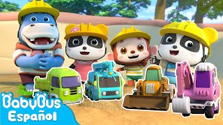 Vehículos de Construcción  Camión de Bomberos🚒  Canciones Infantiles  BabyBus en Español [upl. by Orvas555]