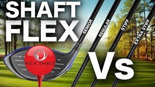 DRIVER SHAFT FLEX  THE COMPARISON TEST [upl. by Aicilif703]