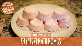 Mothers Day Fizzy Bath Bomb Recipe  How to Make Bath Bombs [upl. by Hoover985]