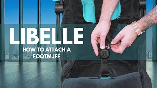 How to Attach a Footmuff  Libelle Stroller Tutorial  CYBEX [upl. by Joan415]