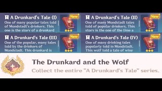 A Drunkards Tale Book 1  4 Location  Genshin Impact [upl. by Jezabelle170]