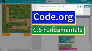 Codeorg Express Lesson 215 Functions with Harvester  Answers Explained  Course E Lesson 145 [upl. by Lliw139]