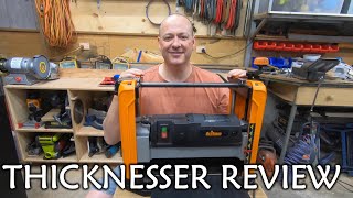 Thicknesser REVIEW  Triton TPT125 Benchtop Thicknesser [upl. by Merkley149]