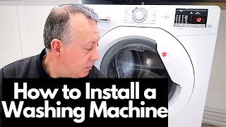 How to Install a Washing Machine [upl. by Airelav]