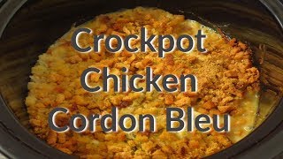 Chicken Cordon Bleu Crockpot Recipe [upl. by Brottman]