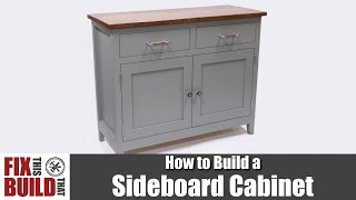 DIY Sideboard Cabinet  How to Build [upl. by Yelime]