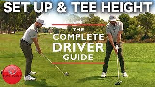 Set up and tee height for golf driver crucial tip [upl. by Hctim198]